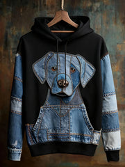 Women's Dog Print Hoodies
