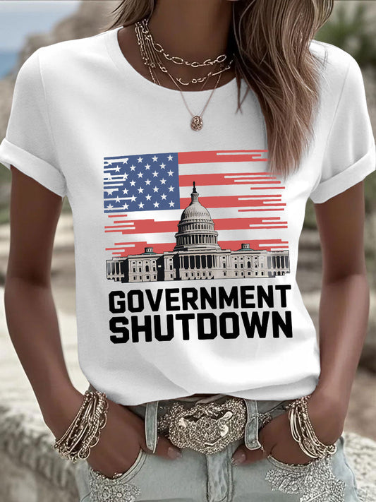 Women's Government Shutdown T-shirts