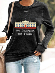 Women's 404 Government Not Found Sweatshirts