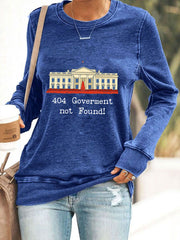 Women's 404 Government Not Found Sweatshirts