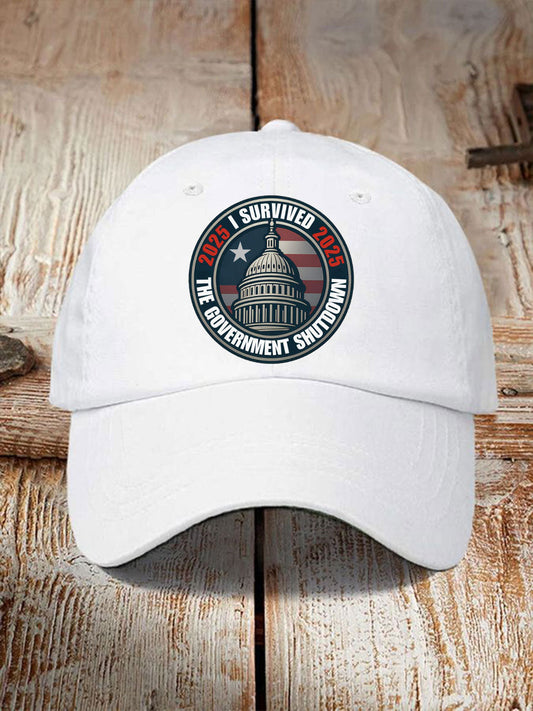 I Survived 2025 The Government Shutdown Neutral Hats