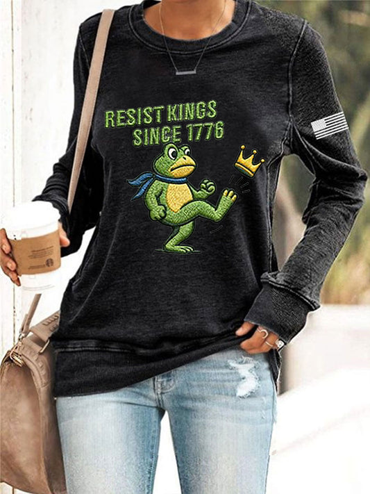 Women's Resist Kings Since 1776 Portland Frog Sweatshirt
