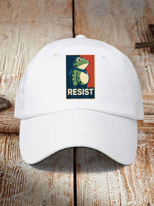 Unisex Portland Frog Resist Print Hat
