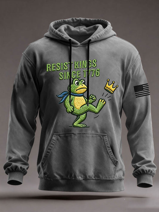 Men's Resist Kings Since 1776 Oversized Drop-Shoulder Hoodie With Pockets