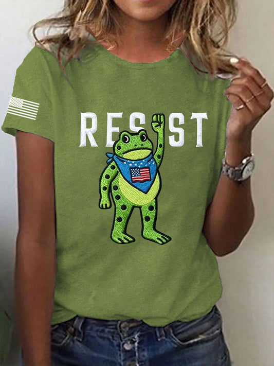 Women's Portland Frog Resist Short Sleeve T-Shirt