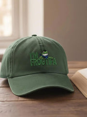 Resist Frog Printed Casual Unisex Hat