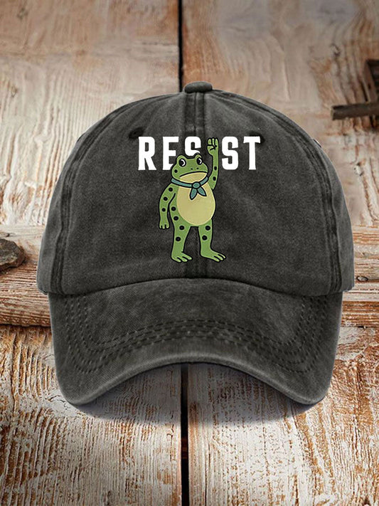 Unisex Portland Frog Print Hat