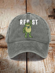 Unisex Portland Frog Print Hat