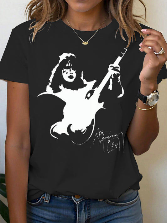 Women's Ace Frehley Printed T-shirt