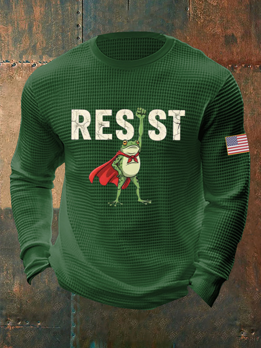 Men's Resist Frog Waffle Top