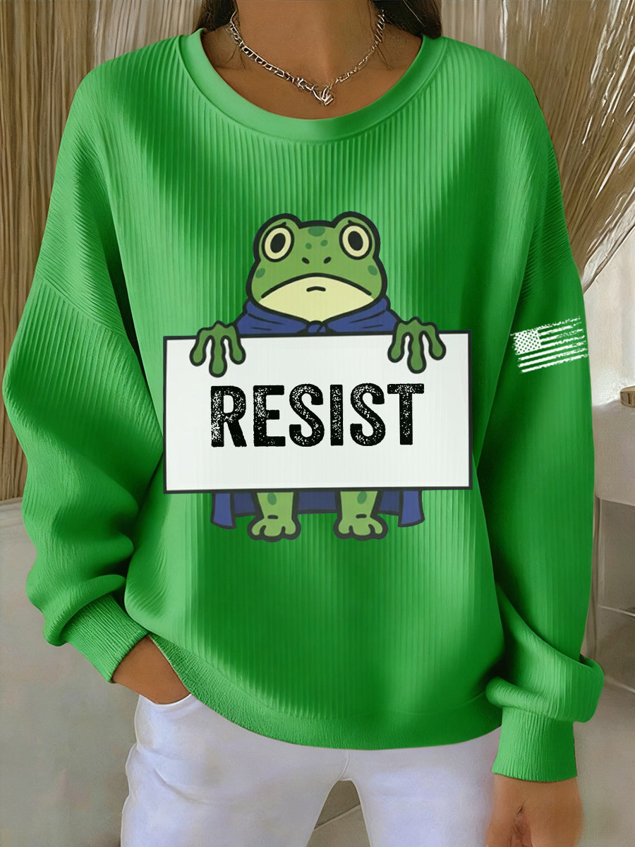 Women's Frog Resist Printed Sweatshirt