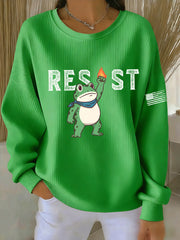 Women's Frog Resist Printed Sweatshirt
