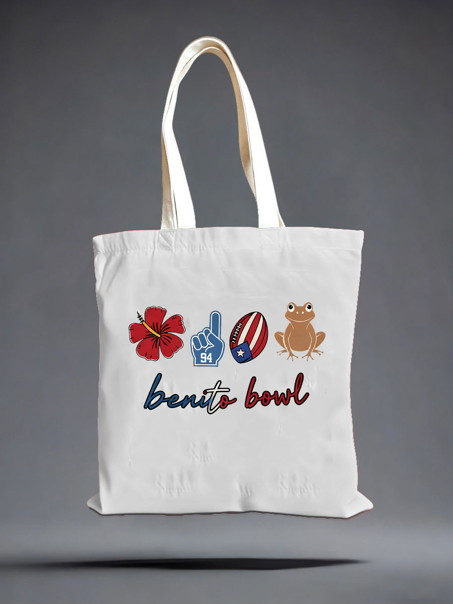 Bunny Football benito bowl Printed Bags