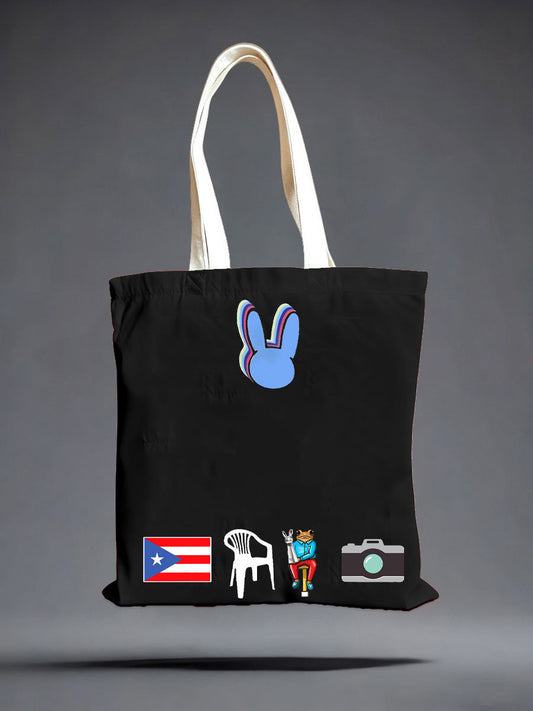 Bunny Football Music Lover Printed Bags