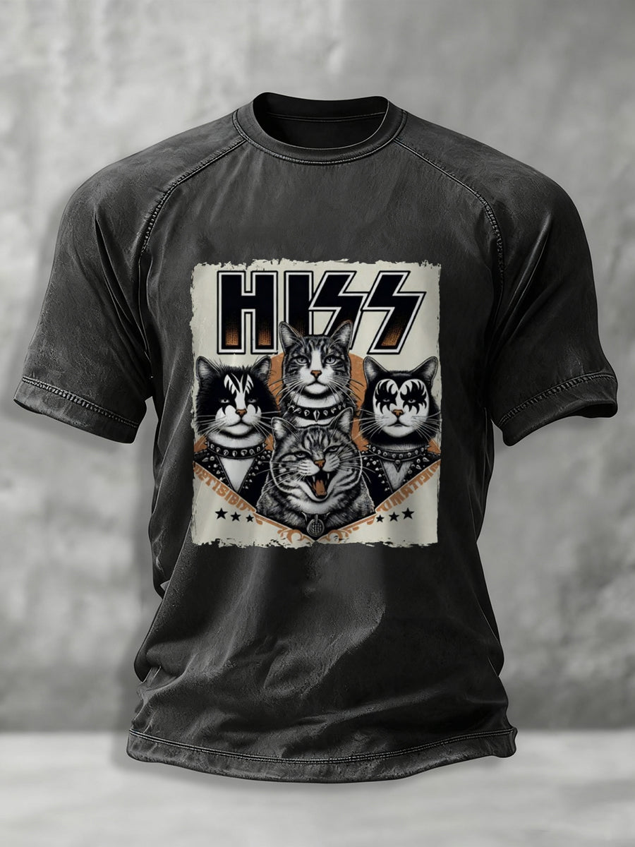 Men's Rock Band Printed T-shirt