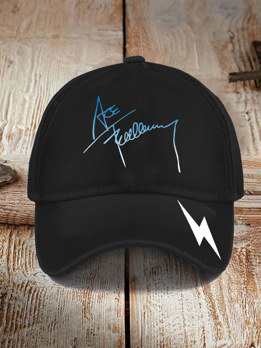 Unisex Ace Frehley Point Print Hat
