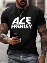 Men's Ace Frehley Printed T-shirt