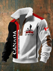 Men's Remembrance Day Printed Casual Top