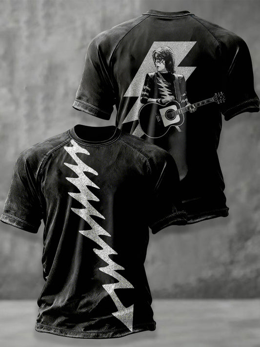 Men's Rock Band Printed T-shirt