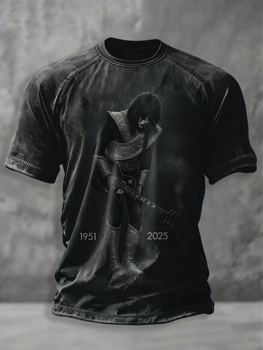 Men's Rock Band Printed T-shirt