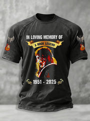 Men's Rock Band Printed T-shirt