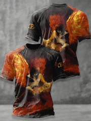 Men's Rock Band Printed T-shirt