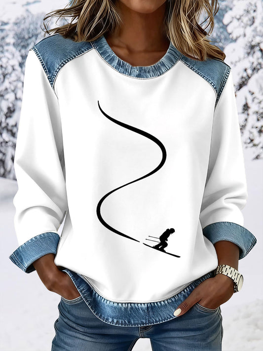 Women's skiing sweatshirts
