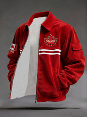 Men's CANADA Printed Casual Jacket