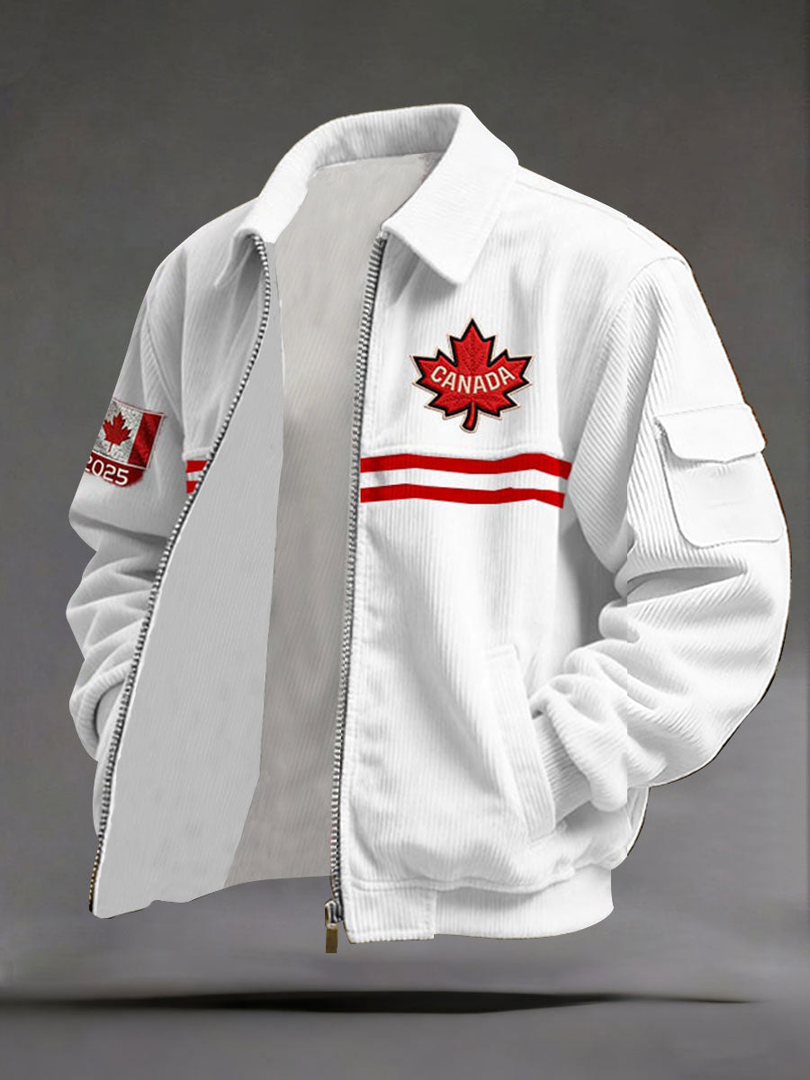 Men's CANADA Printed Casual Jacket