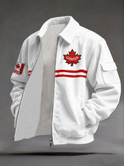 Men's CANADA Printed Casual Jacket