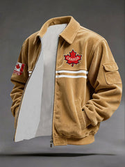 Men's CANADA Printed Casual Jacket