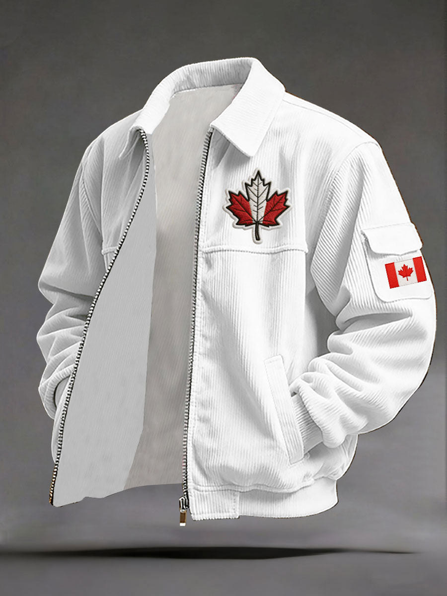 Men's CANADA Printed Casual Jacket