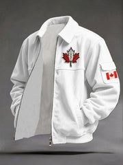 Men's CANADA Printed Casual Jacket