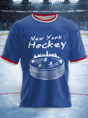 Men's New York Ice Hockey Supporter T-shirt
