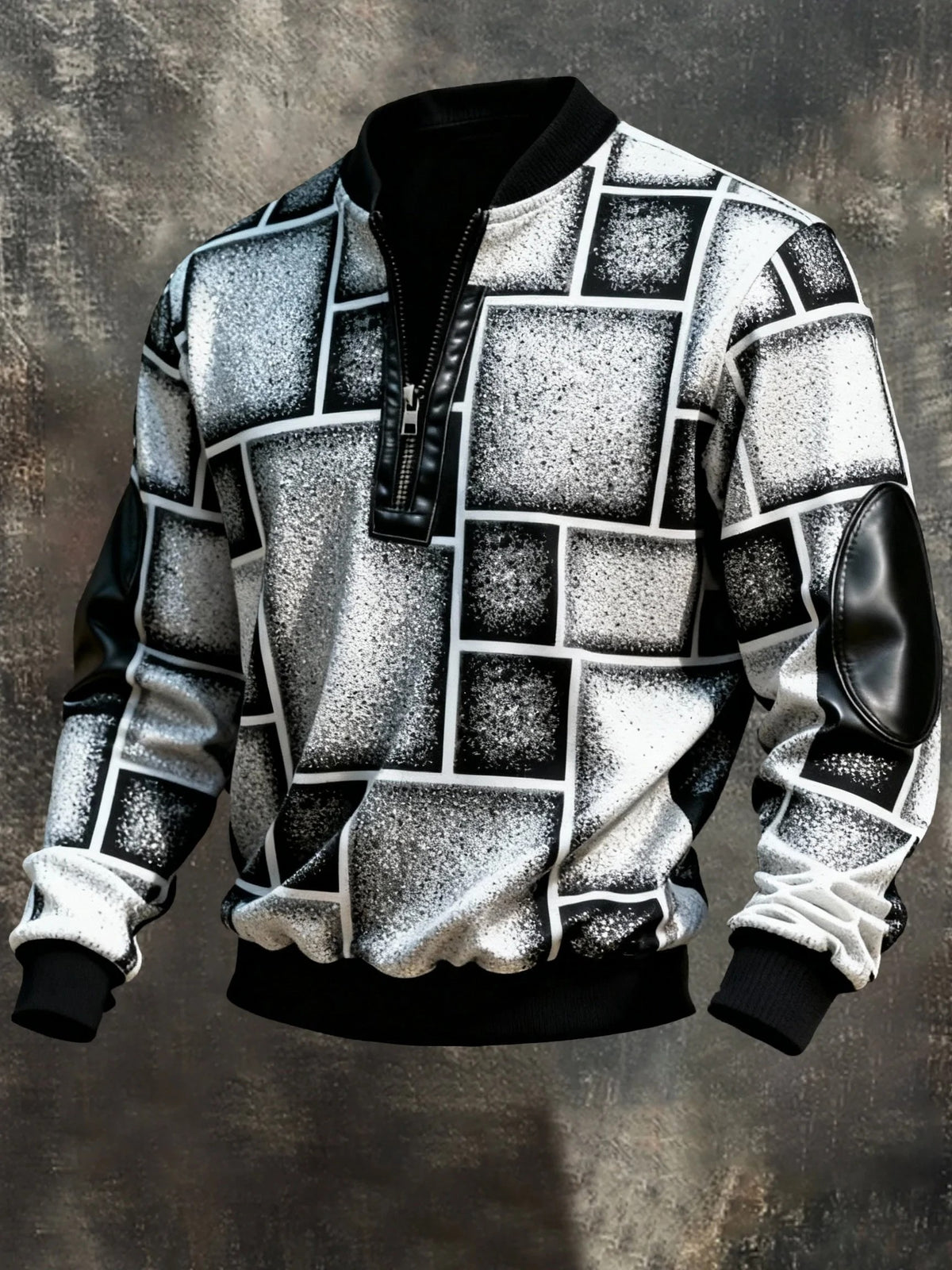 Men's Retro Casual Printed Sweatshirt