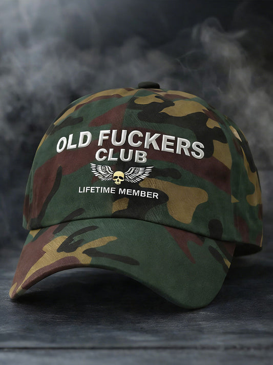 Old Fuckers Club Camouflage Unisex Hats