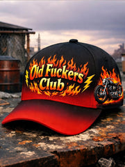 Old Fuckers Club Flame Unisex Hats