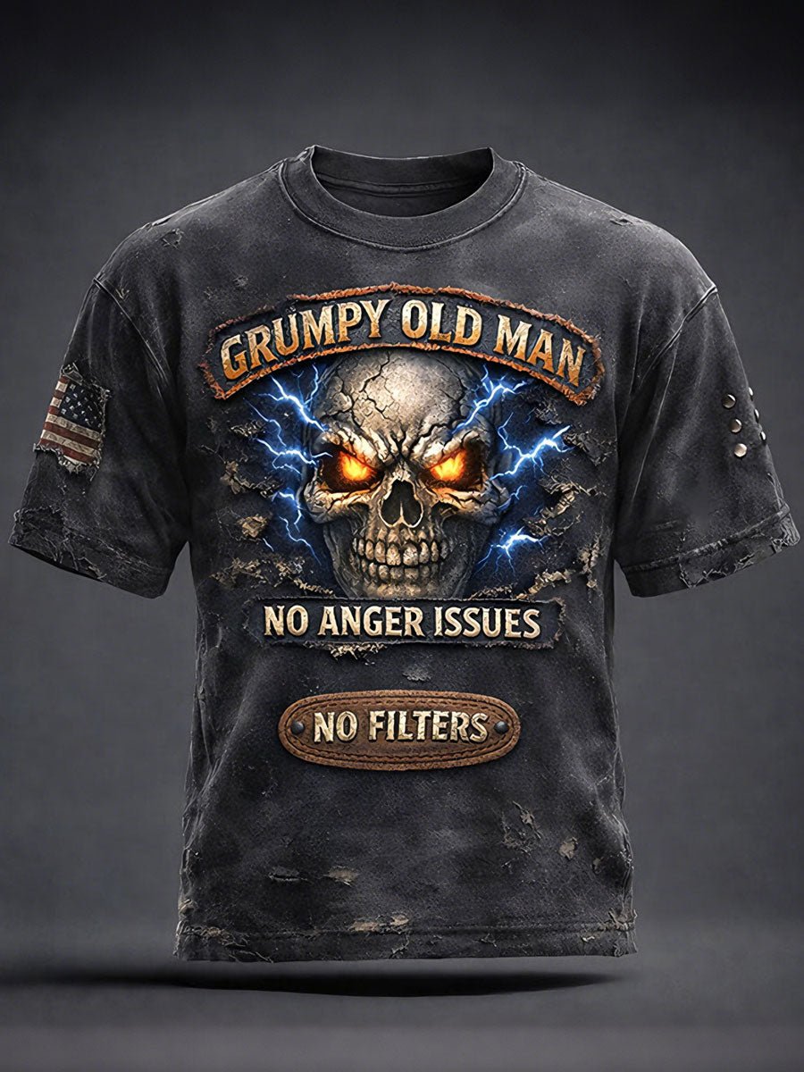 Men's grumpy old man vintage T-shirts