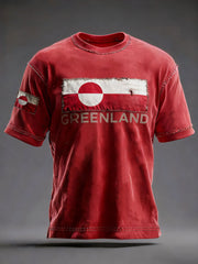 Men's Greenland Printed Casual T-Shirt