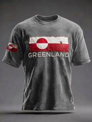 Men's Greenland Printed Casual T-Shirt