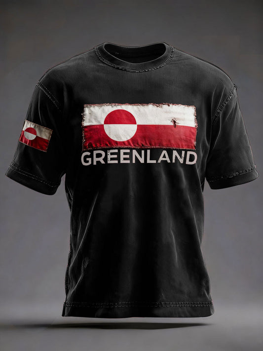 Men's Greenland Printed Casual T-Shirt