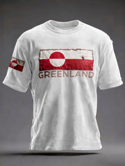 Men's Greenland Printed Casual T-Shirt