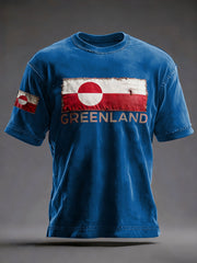 Men's Greenland Printed Casual T-Shirt