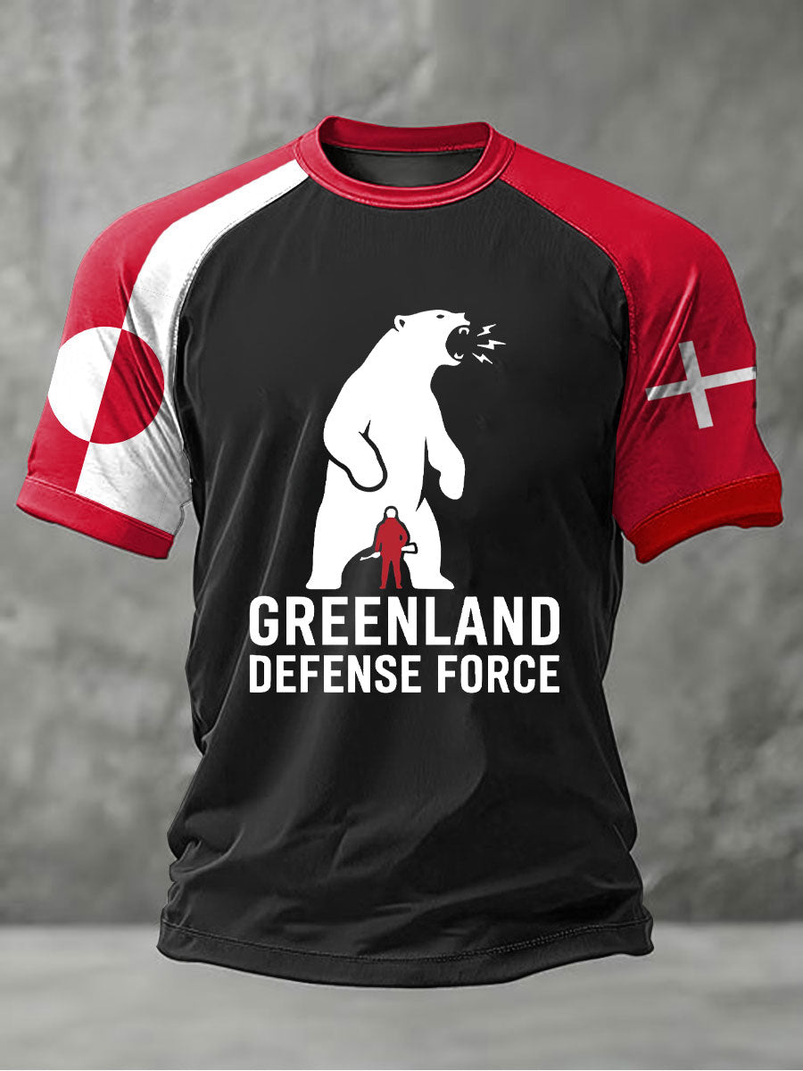 Men's Greenland Printed Casual T-Shirt
