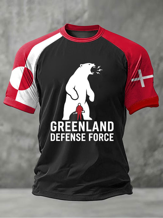 Men's Greenland Printed Casual T-Shirt
