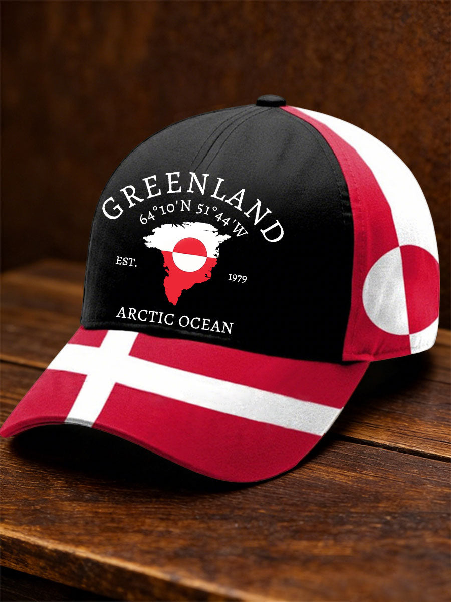 Greenland Printed Casual Unisex Hat