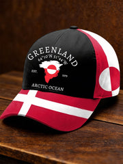 Greenland Printed Casual Unisex Hat