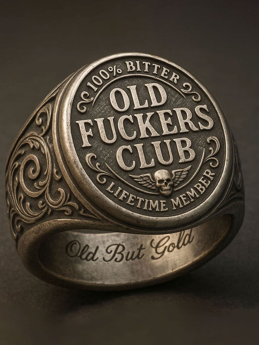 Old Fuckers Club Commemorative Ring
