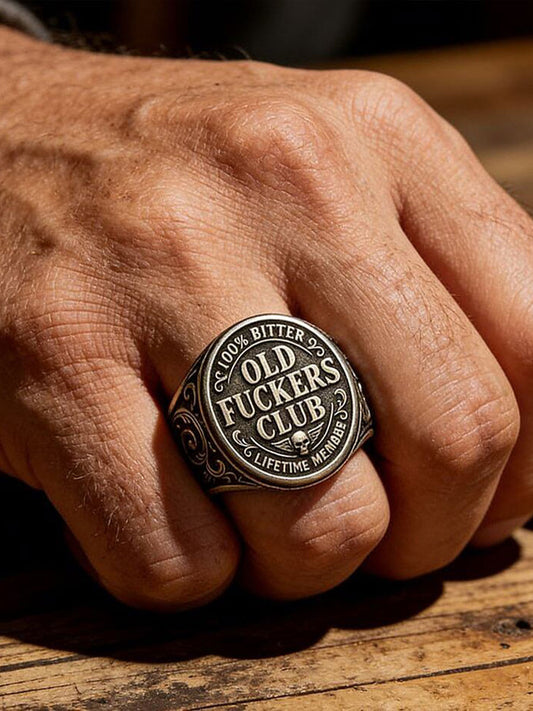 Old Fuckers Club Commemorative Ring