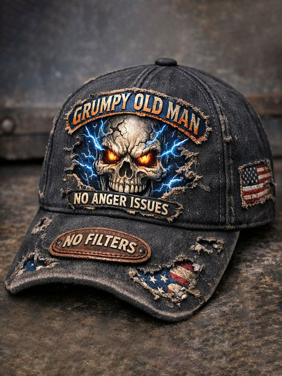 Old Fuckers Club Printed Casual Unisex Cap